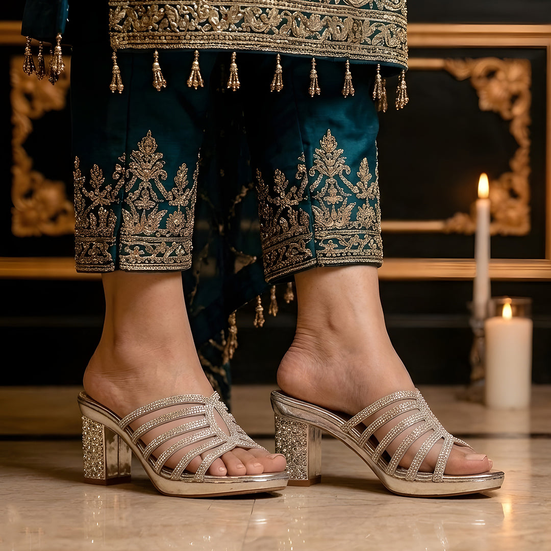 Fancy Slipper Heel