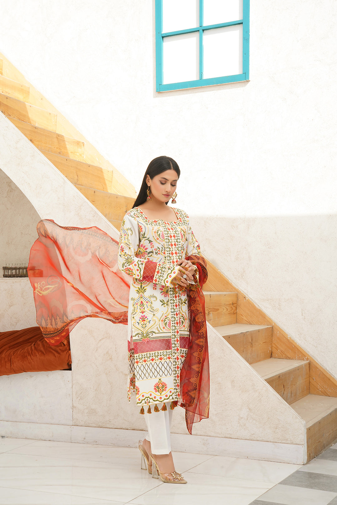 3-PC Embroidered Luxury Lawn