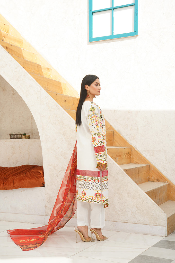 3-PC Embroidered Luxury Lawn