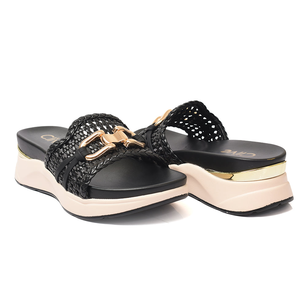 Casual Wedge Slippers