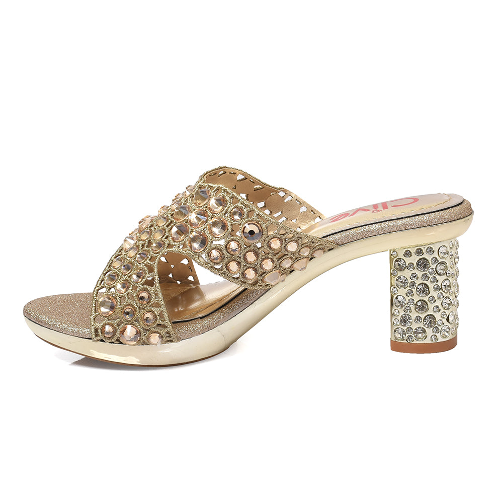 Fancy Slipper Heel