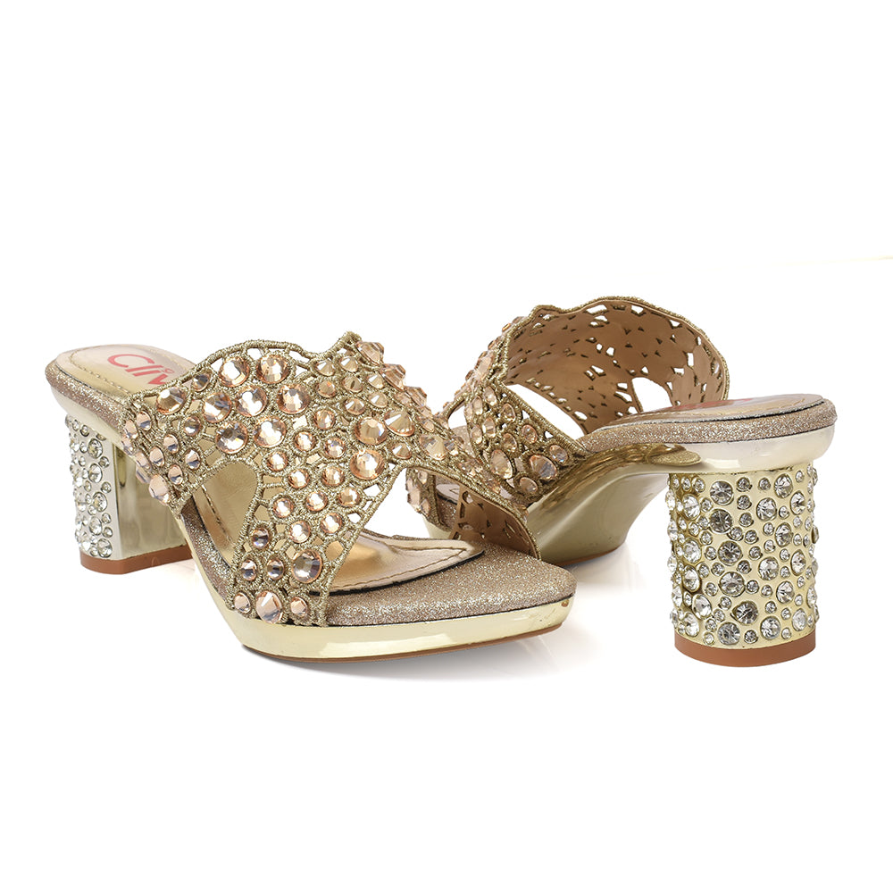 Fancy Slipper Heel