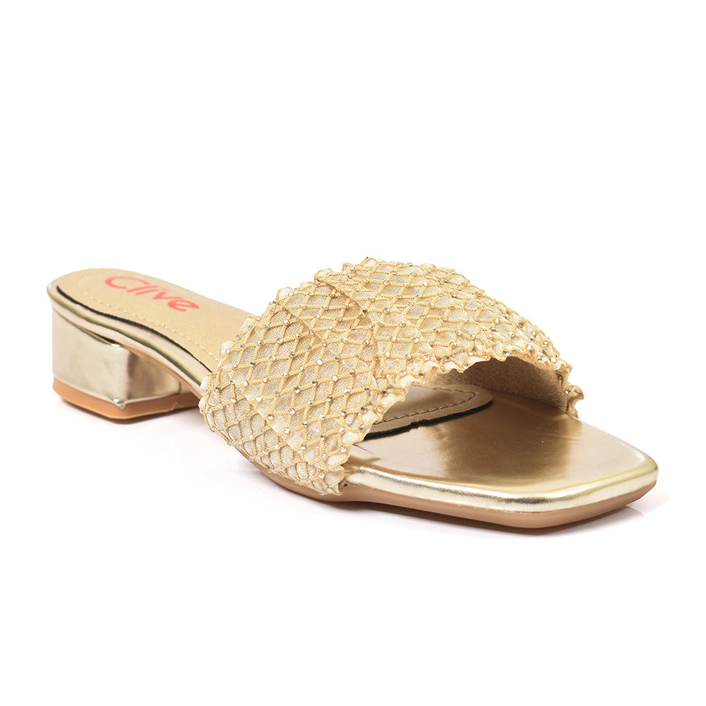 Fancy Slipper Heel