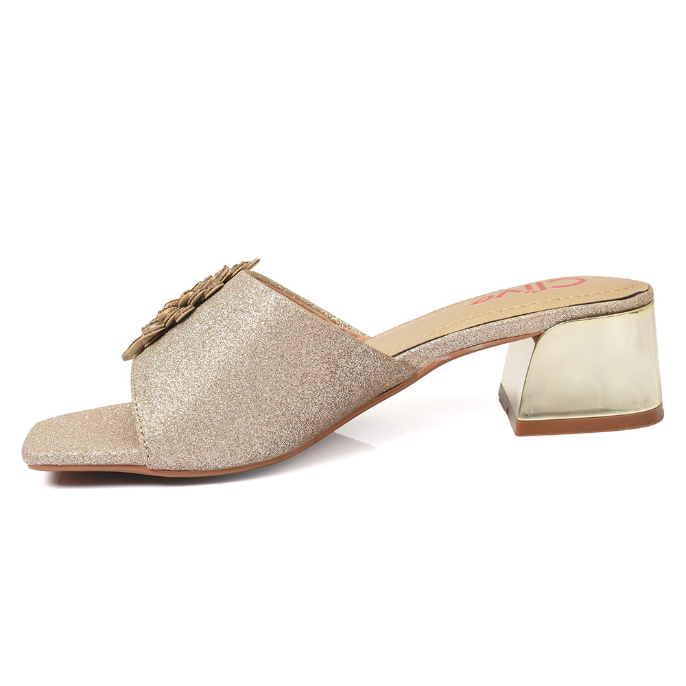 Fancy Slipper Heel