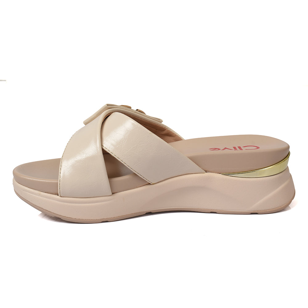 Casual Wedge Slippers