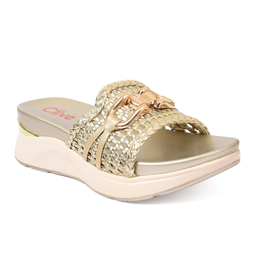 Casual Wedge Slippers