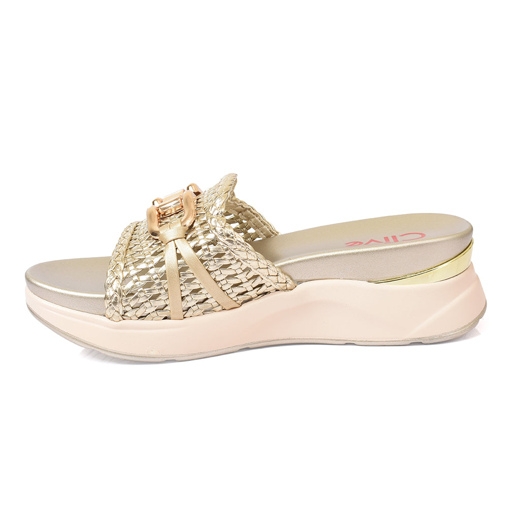 Casual Wedge Slippers