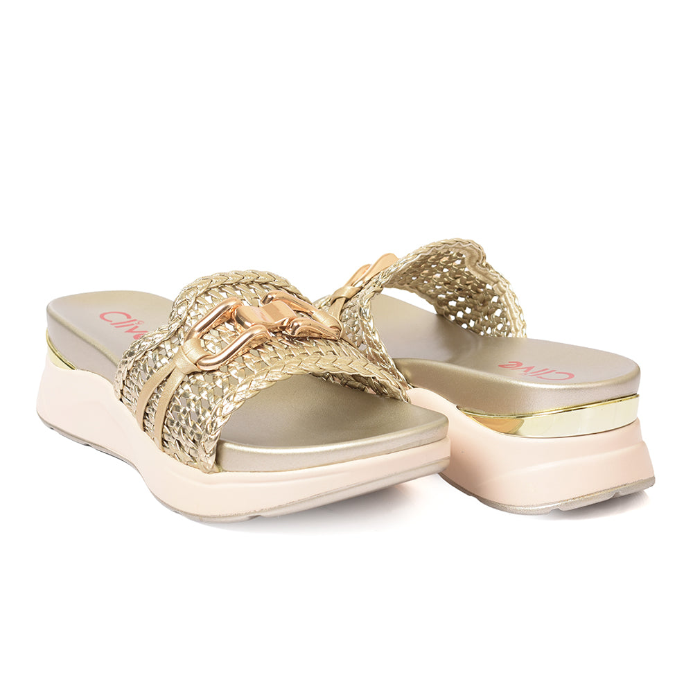 Casual Wedge Slippers
