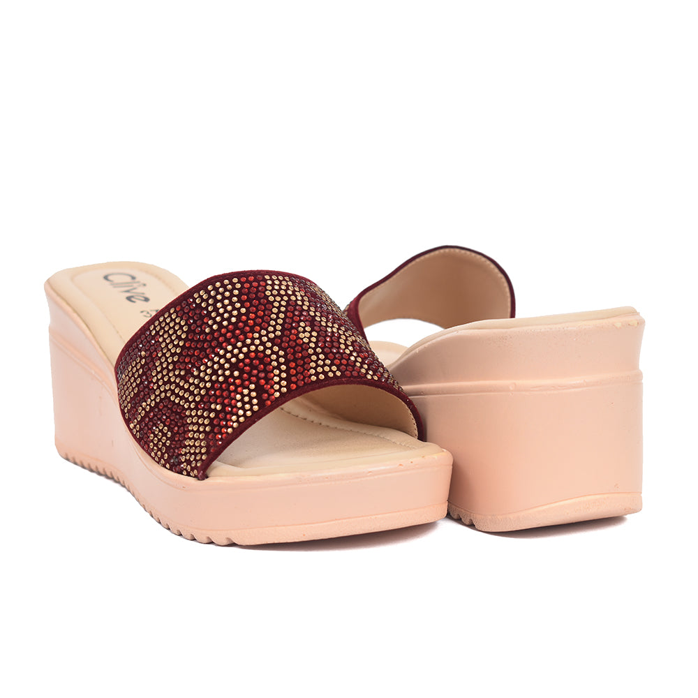 Casual Wedge Slippers
