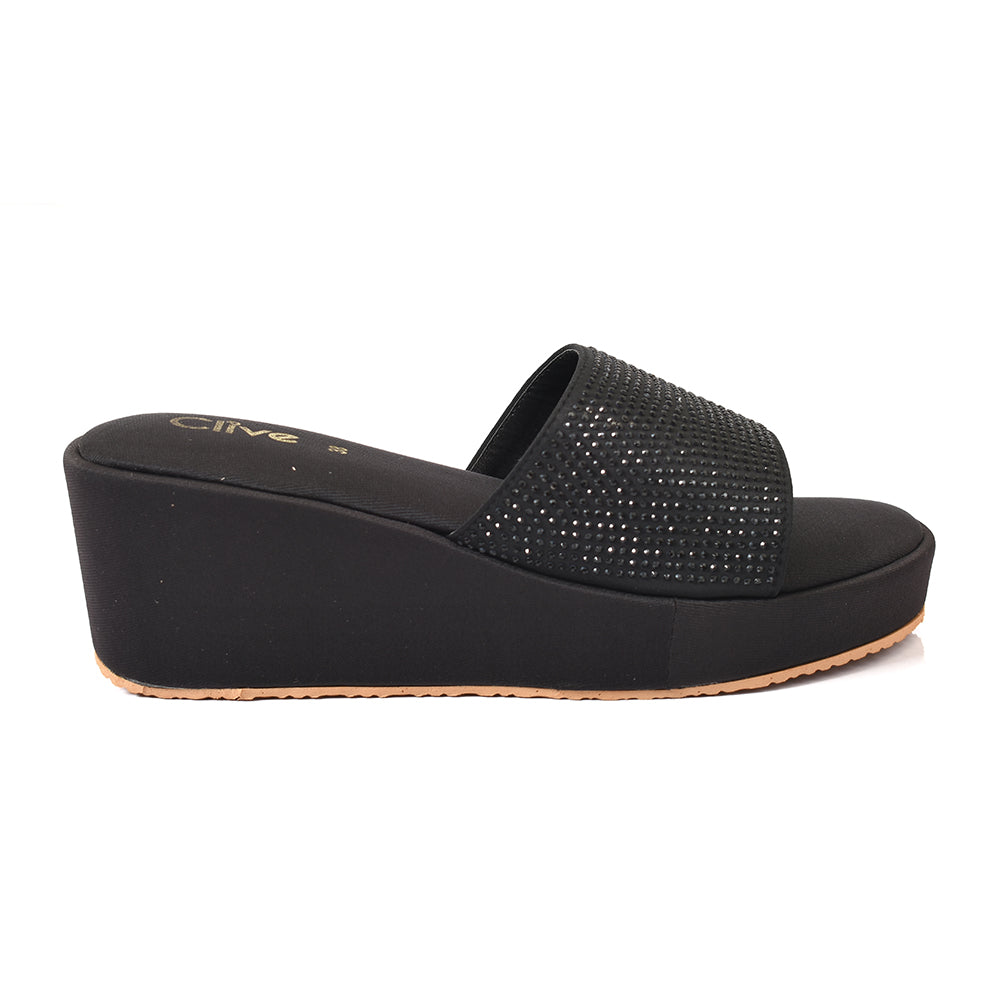 Casual Wedge Slippers
