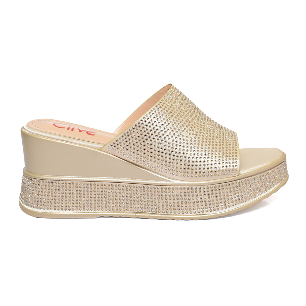 Casual Wedge Slippers