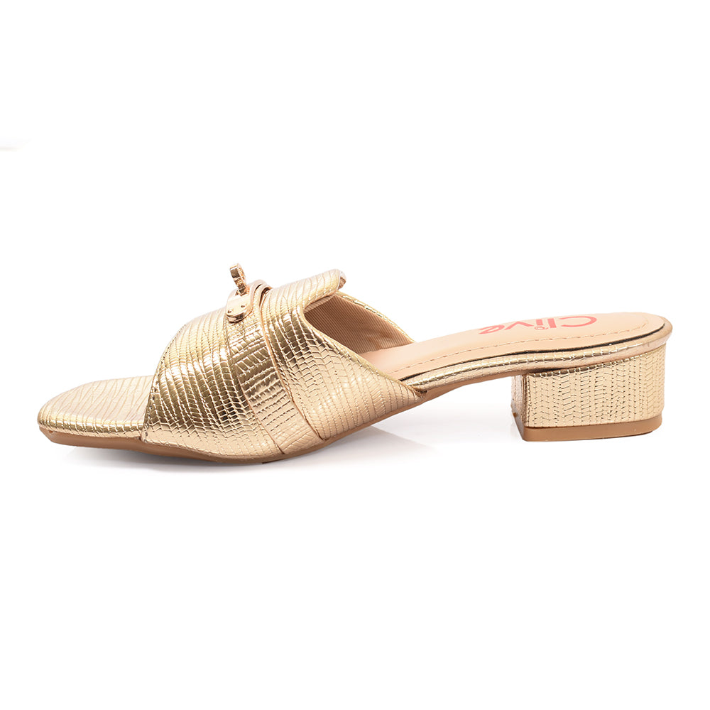 Fancy Slipper Heel