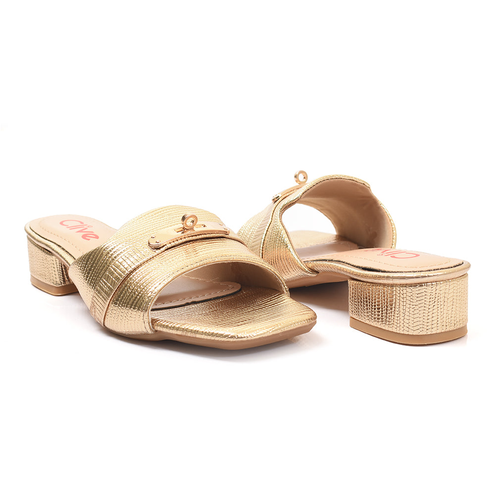 Fancy Slipper Heel