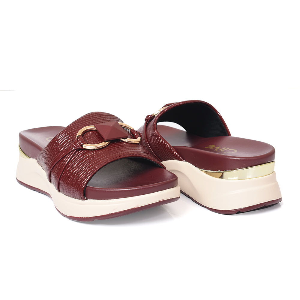 Casual Wedge Slippers