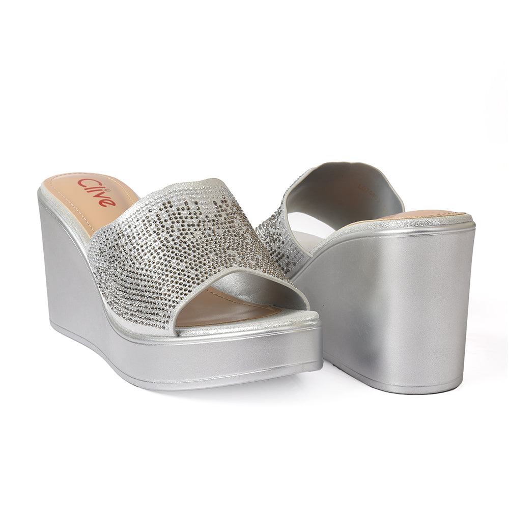 Casual Wedge Slippers