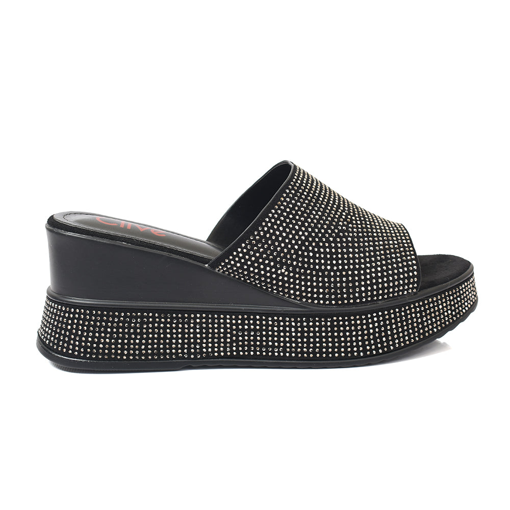 Casual Wedge Slippers