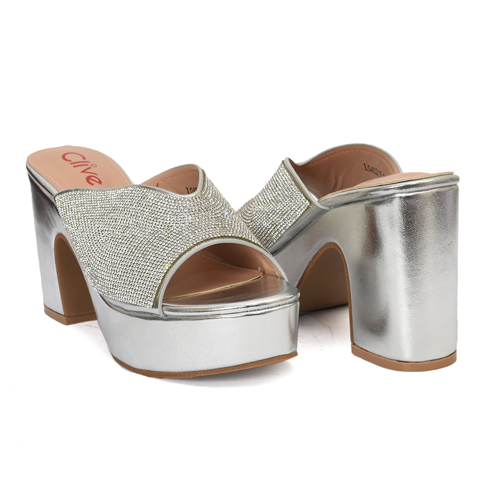 Bridal Slipper Heels