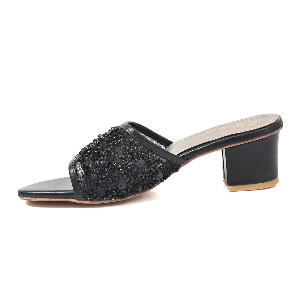 Fancy Slipper Heel