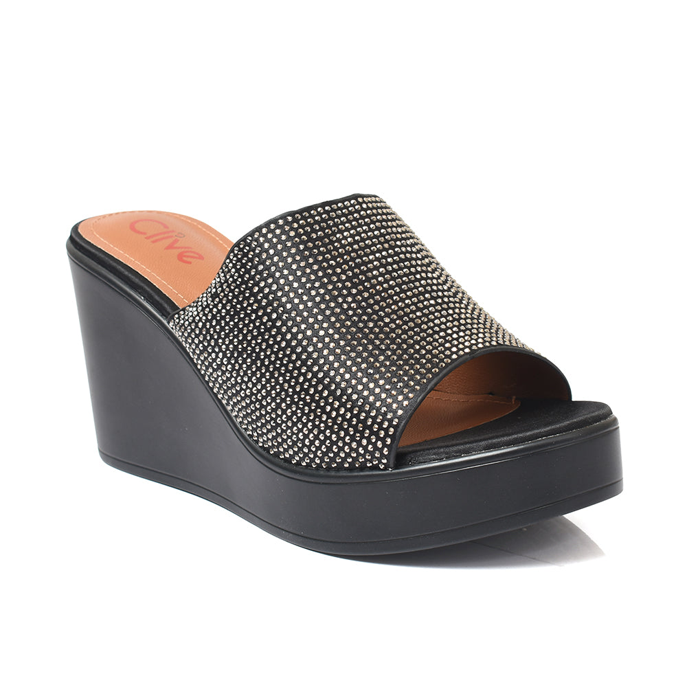 Casual Wedge Slippers