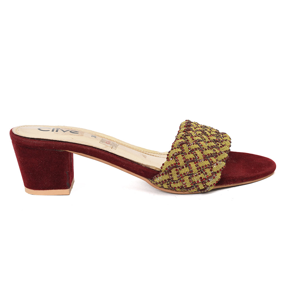 Fancy Slipper Heel