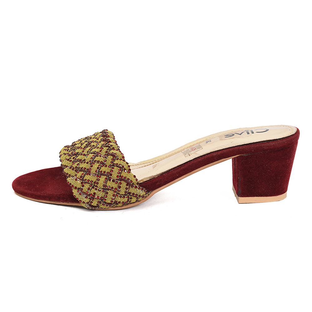 Fancy Slipper Heel