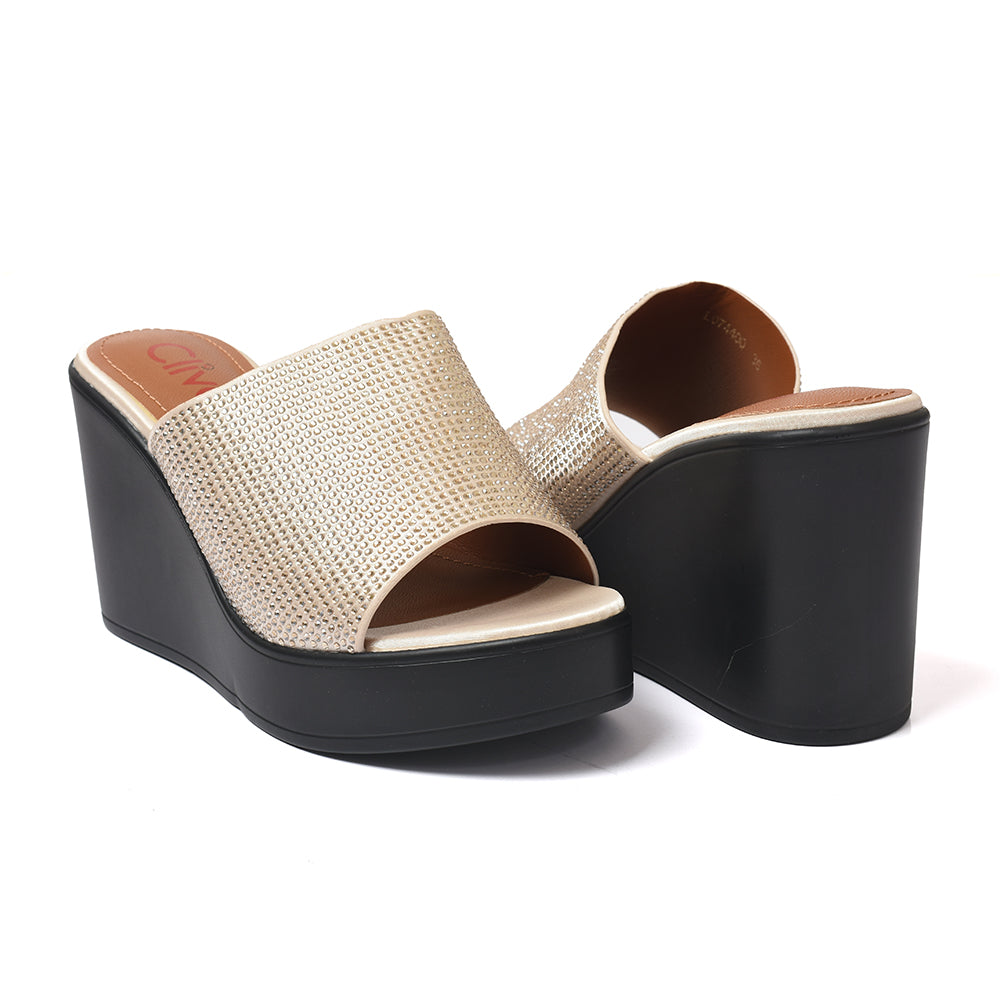 Casual Wedge Slippers