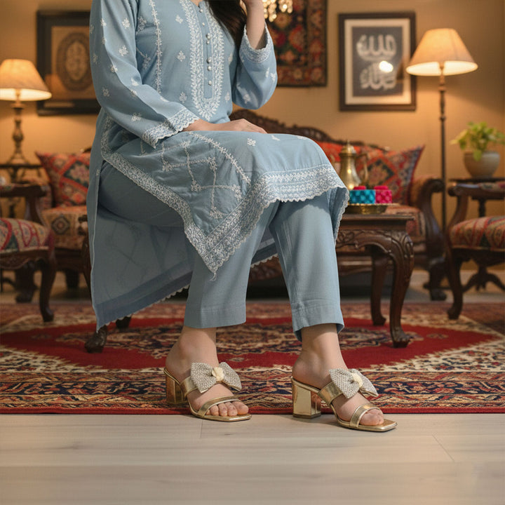 Bridal Slipper Heels