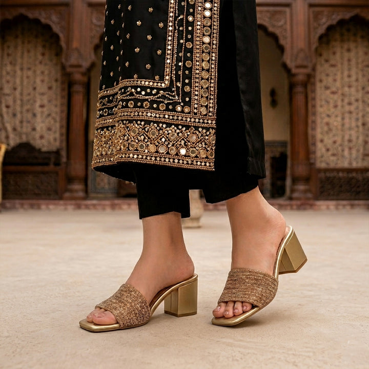 Fancy Slipper Heel