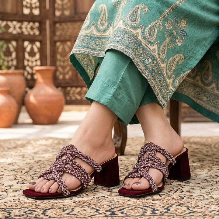 Fancy Slipper Heel