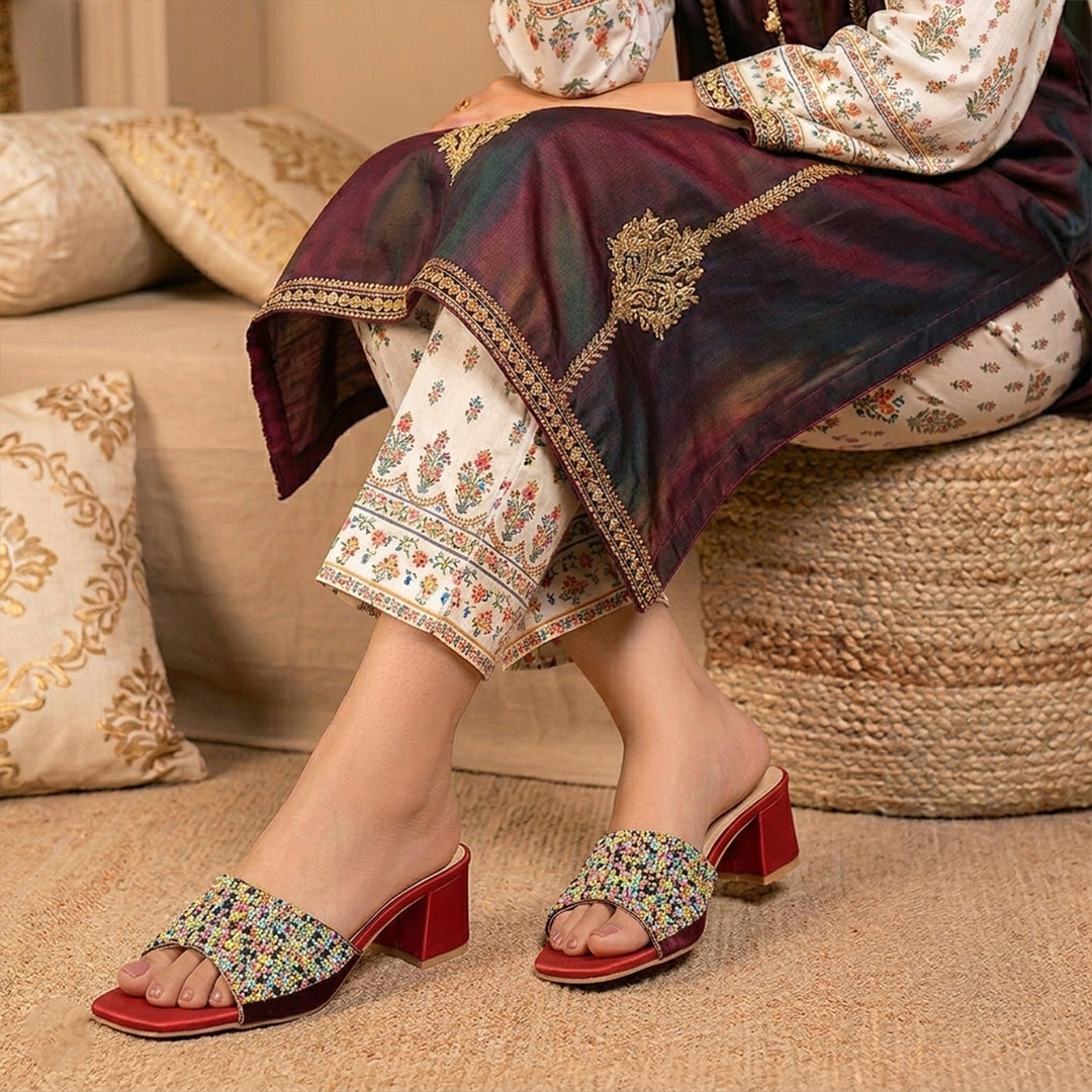Fancy Slipper Heel