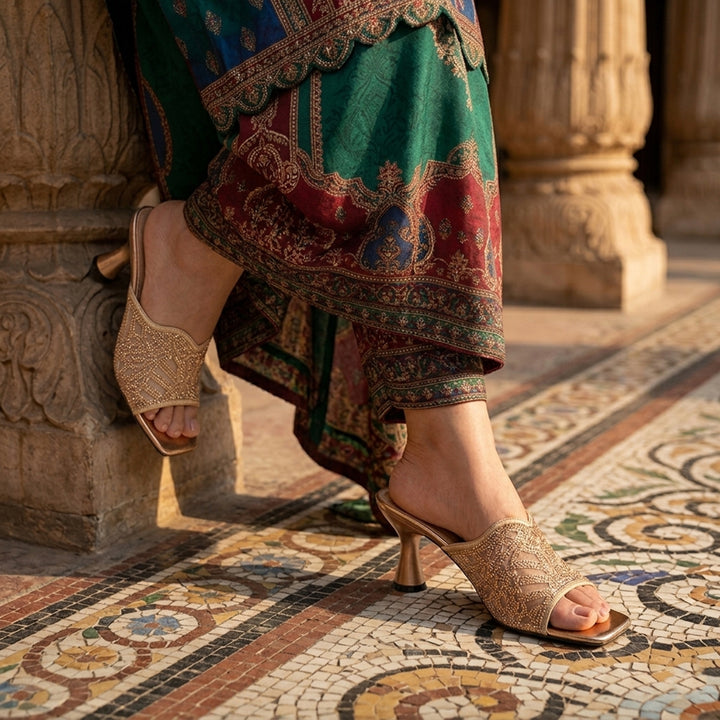 Fancy Slipper Heel