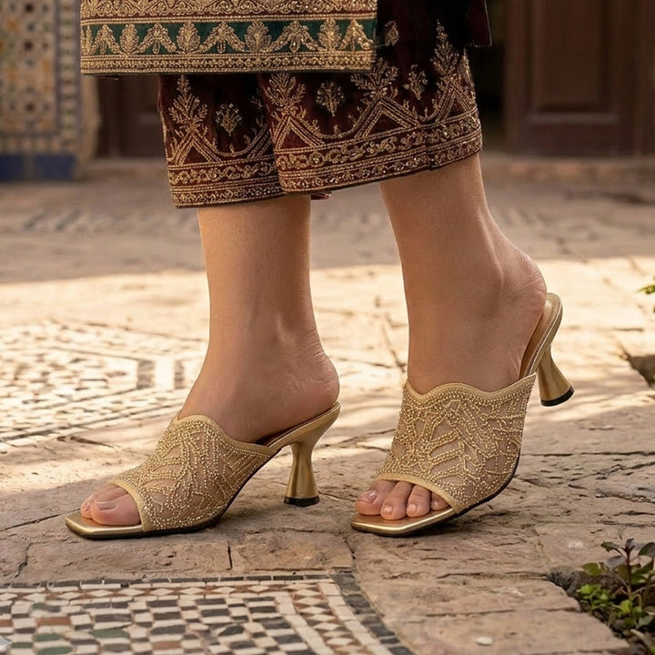 Fancy Slipper Heel