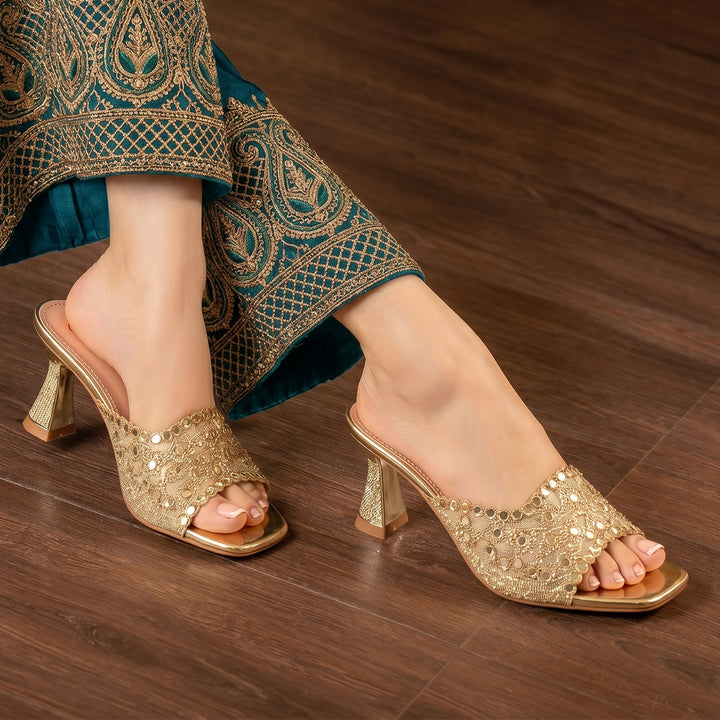 Fancy Slipper Heel