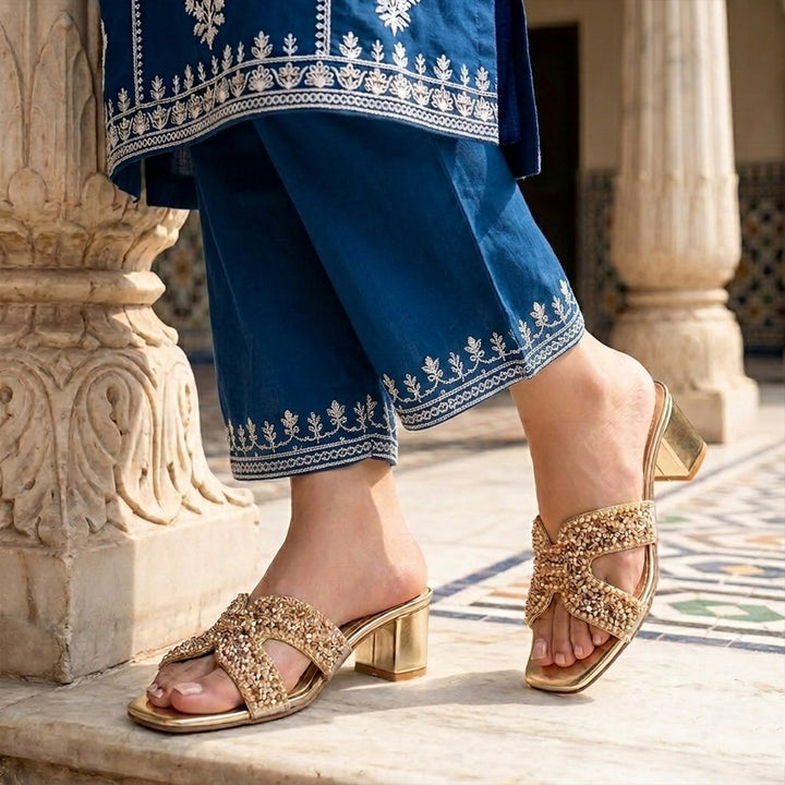 Fancy Slipper Heel