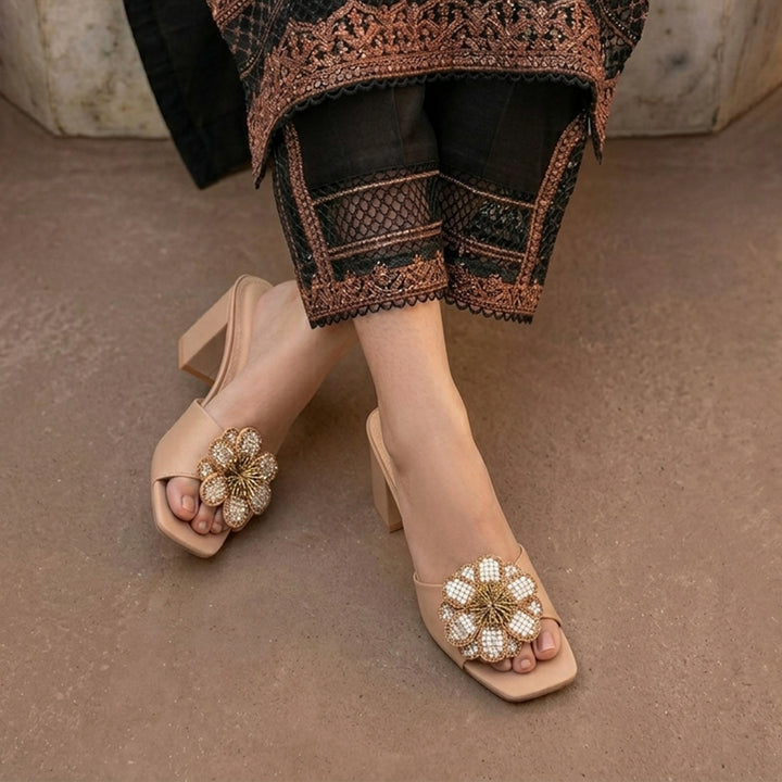 Fancy Slipper Heel