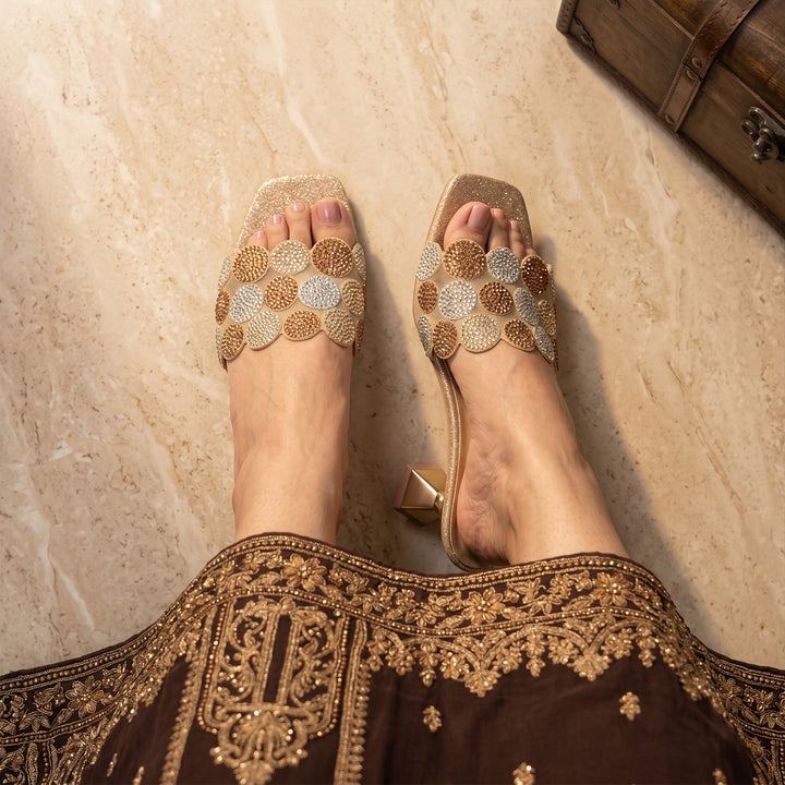 Fancy Slipper Heel