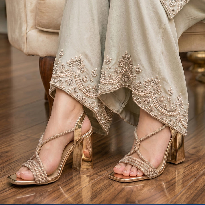 Bridal Sandal Heels