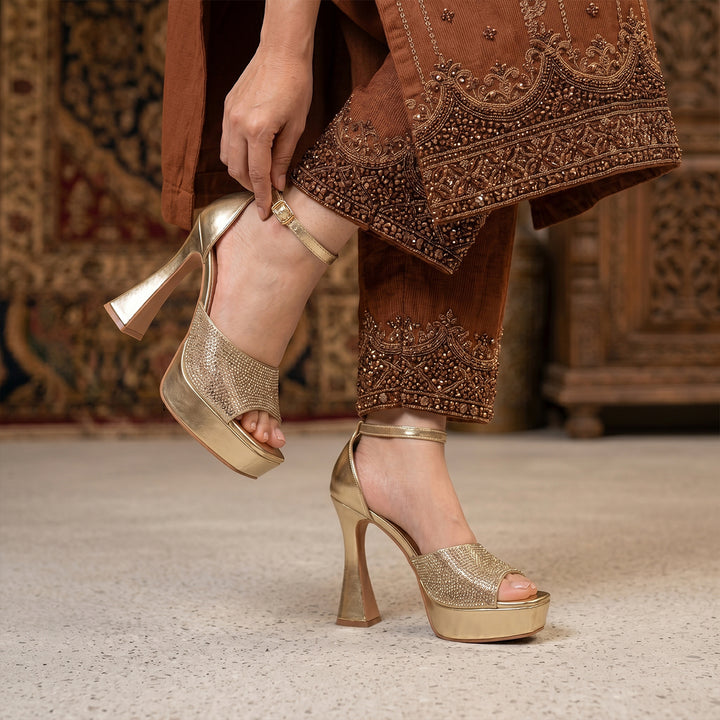 Bridal Sandal Heels