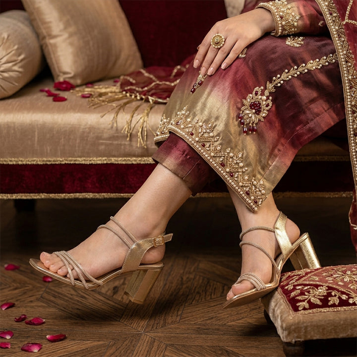 Bridal Sandal Heels