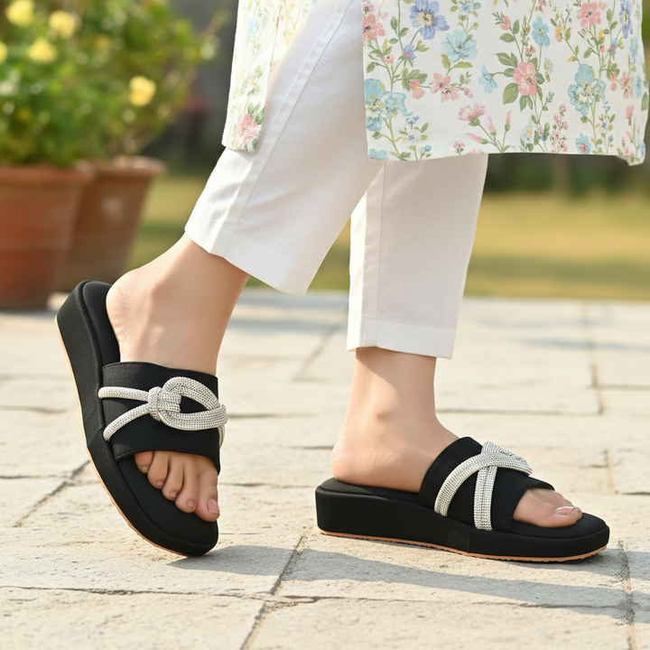 Casual Wedge Slippers