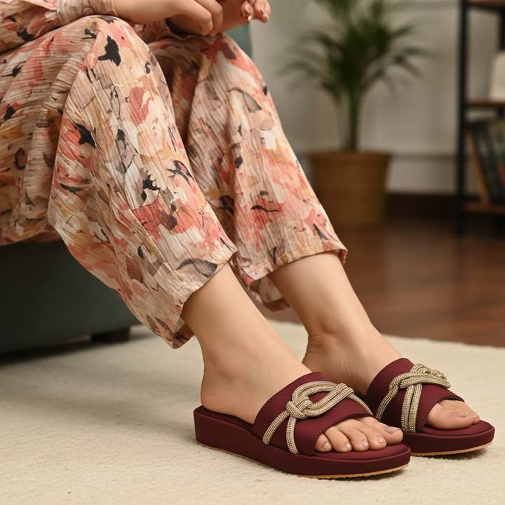 Casual Wedge Slippers