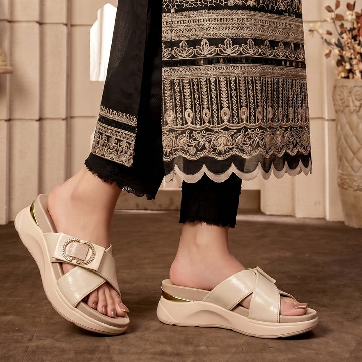 Casual Wedge Slippers