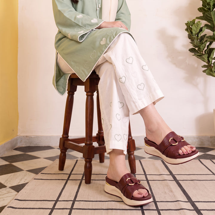 Casual Wedge Slippers
