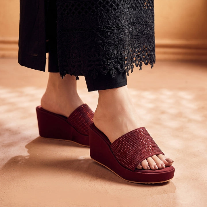 Casual Wedge Slippers