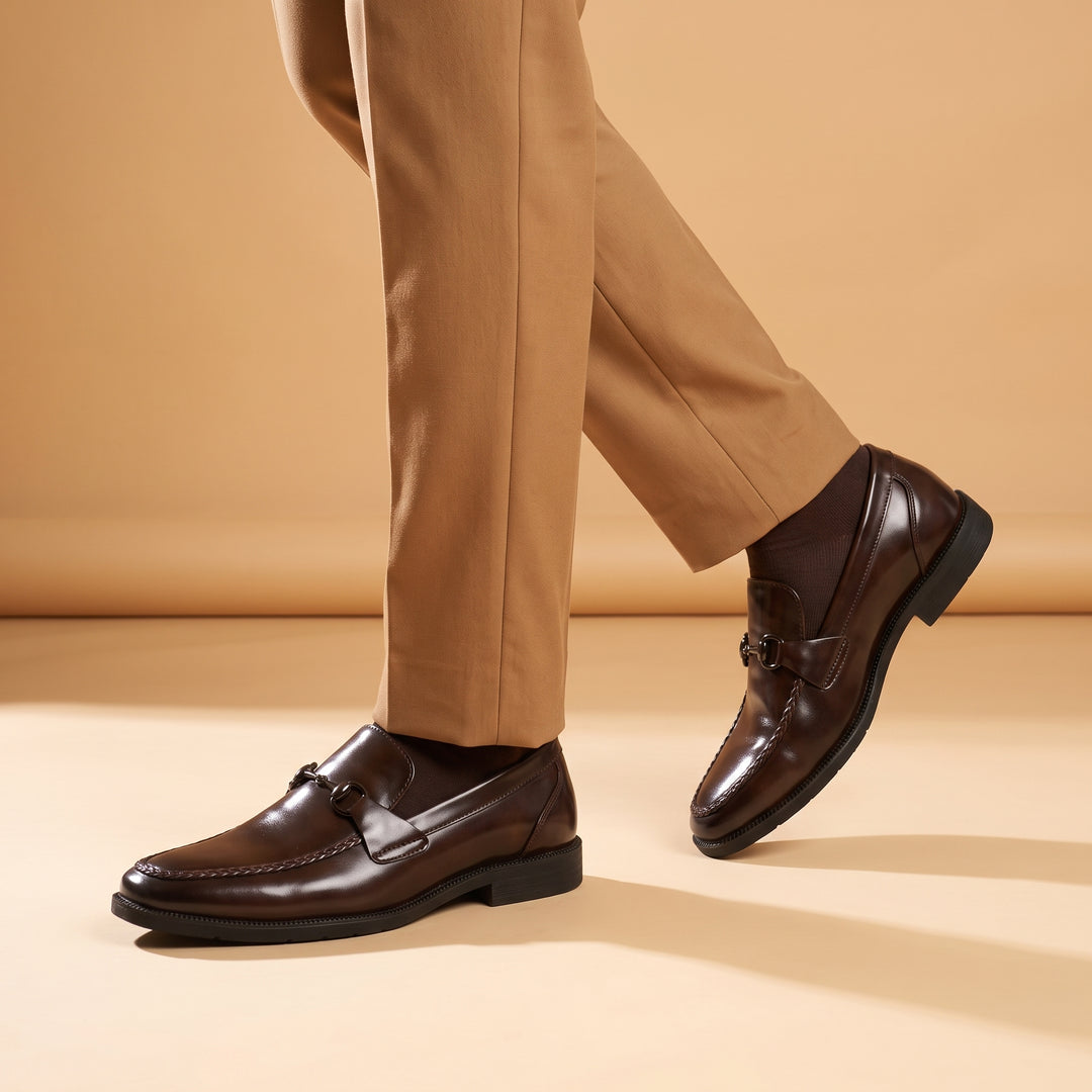Coffee Men Formal Shoes - m100955