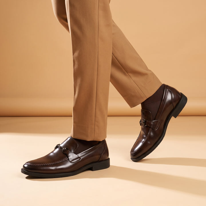 Coffee Men Formal Shoes - m100955