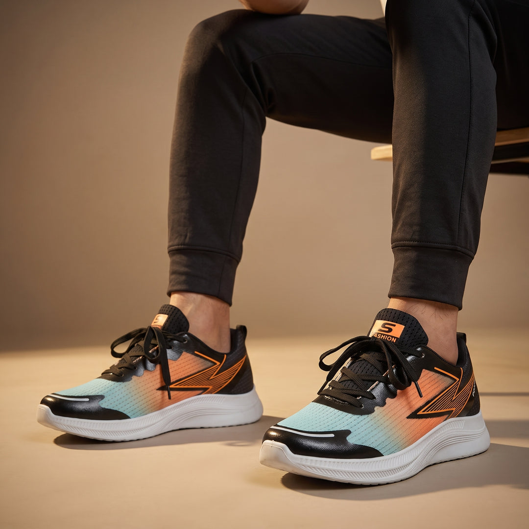 Orange Men Sports Jogger - M195147
