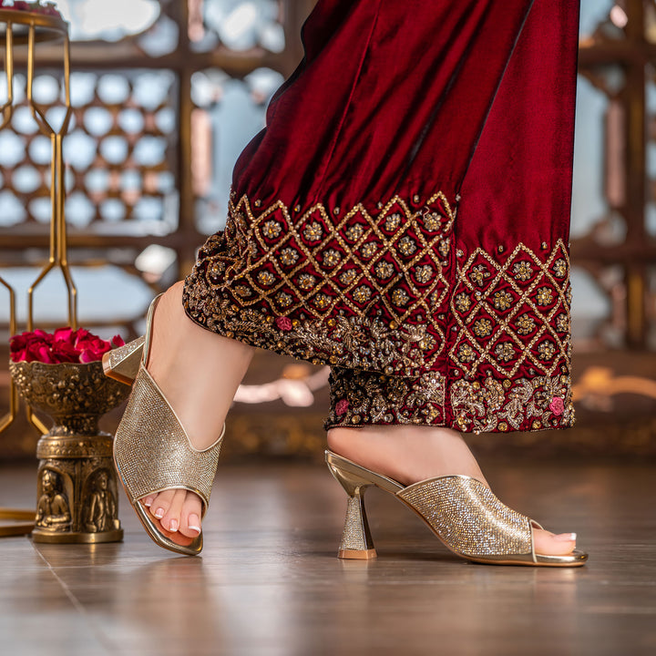 Fancy Slipper Heel