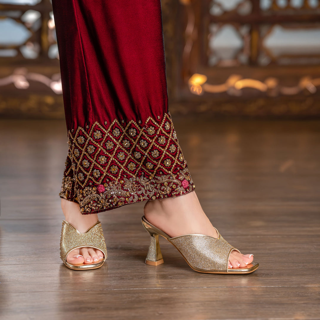 Fancy Slipper Heel