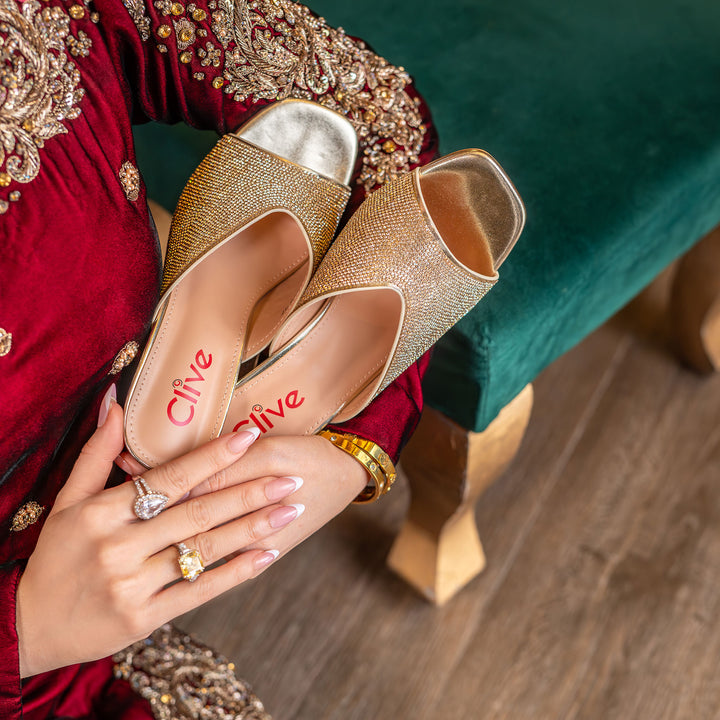 Fancy Slipper Heel